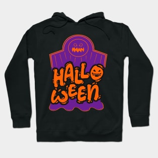 Halloween pumpkin head tombstone Hoodie